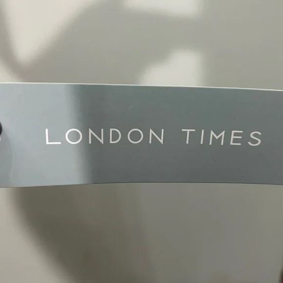 London Times Rust and Black Long Sleeve Dress - Picture 4 of 4